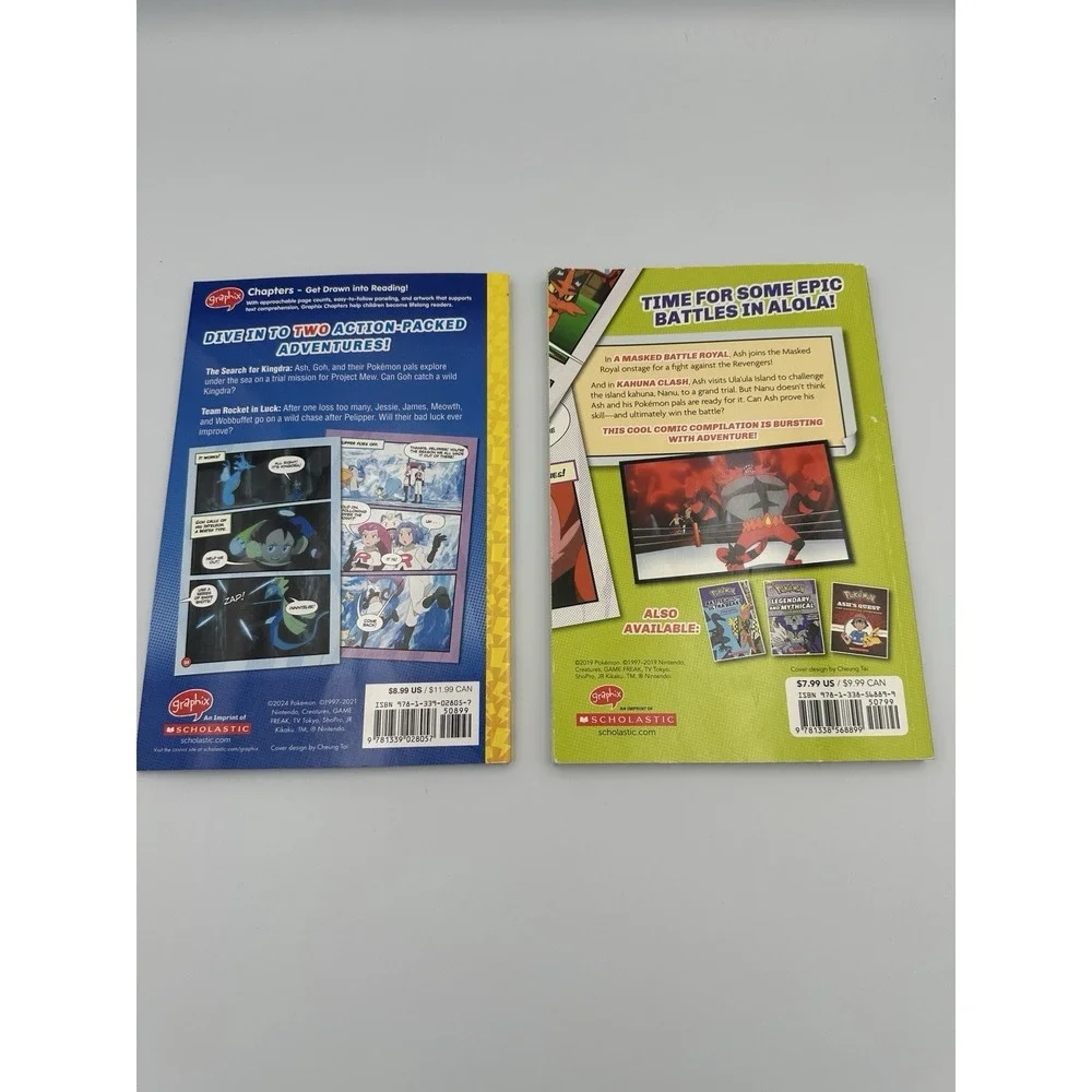 POKEMON Grand Trial Showdown/ Underwater Mission Graphic adventures Books Comics